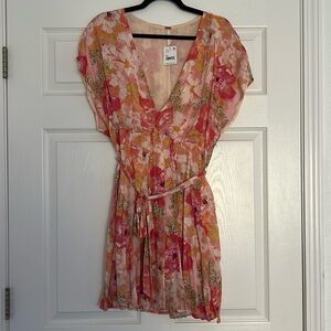 Free People mini floral dress